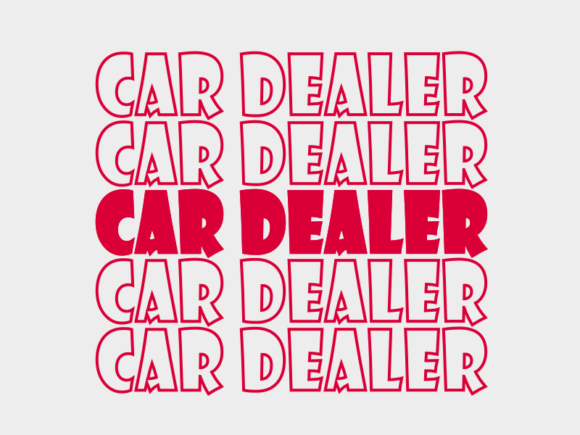 Car Dealer SVG Cut File