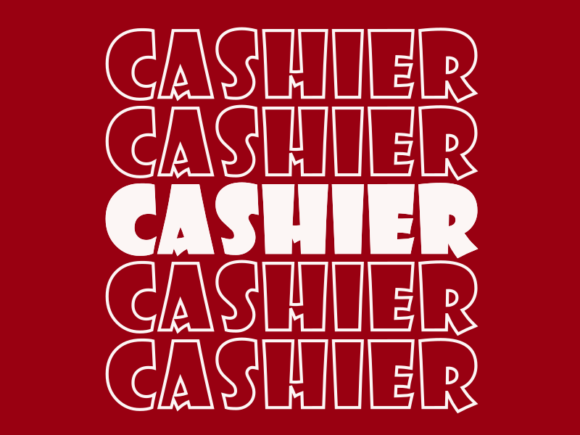 Cashier SVG Cut File: Scalable & Versatile Design Asset