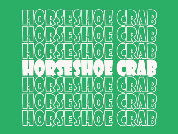 Horseshoe Crab SVG Cut File