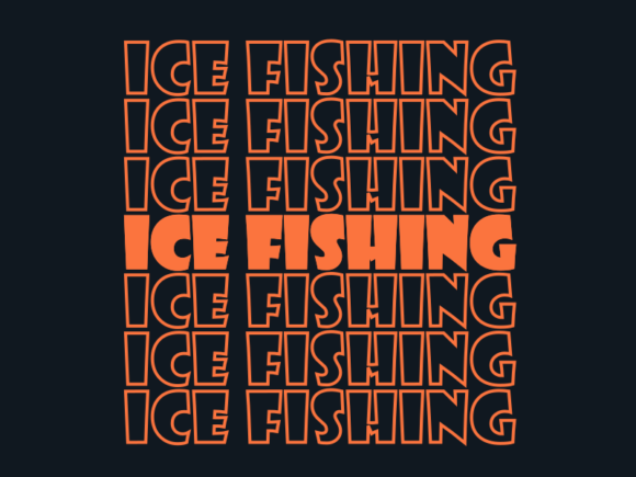 Ice Fishing SVG Cut File