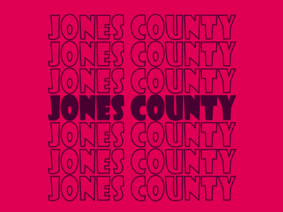Jones County SVG Cut File