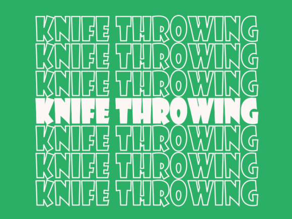 Knife Throwing SVG Cut File: Precision, Versatility, and Instant Craft-Ready Design