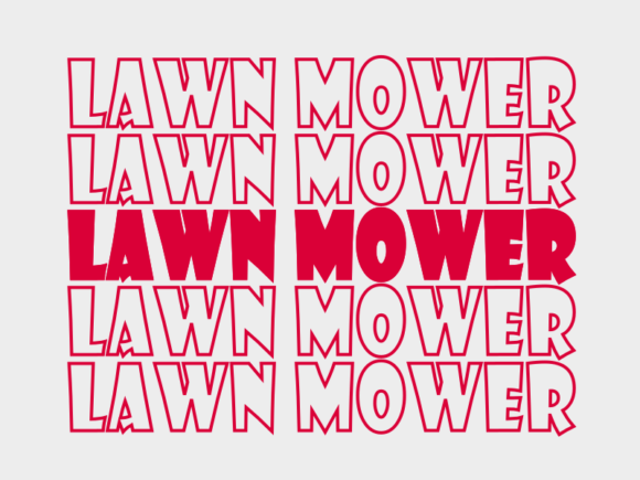 Lawn Mower SVG Cut File