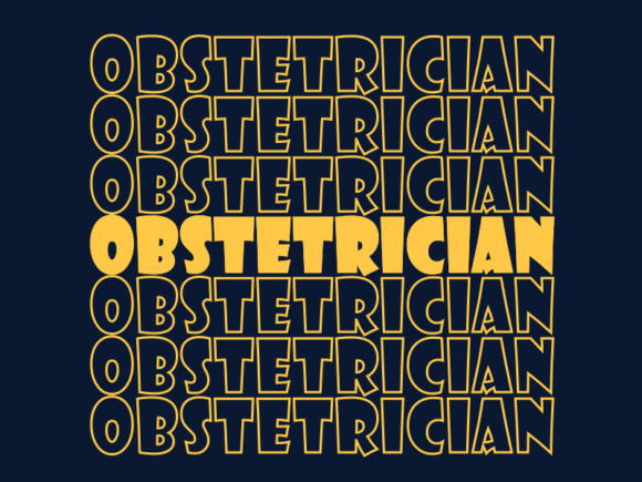 Obstetrician SVG Cut File: Precision Craft Resources for Healthcare-Themed Projects