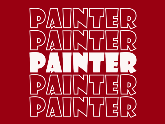 Painter SVG Cut File